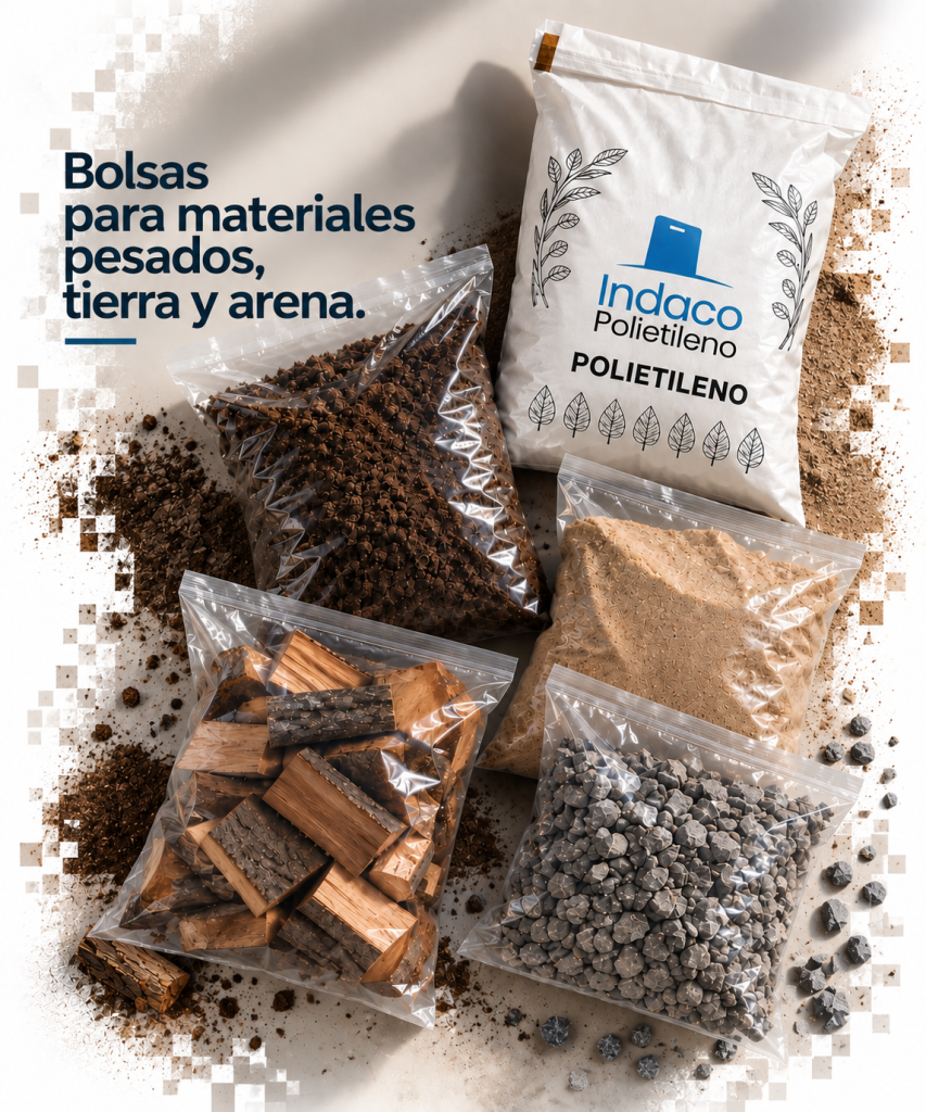 bolsa para tiera, arena.